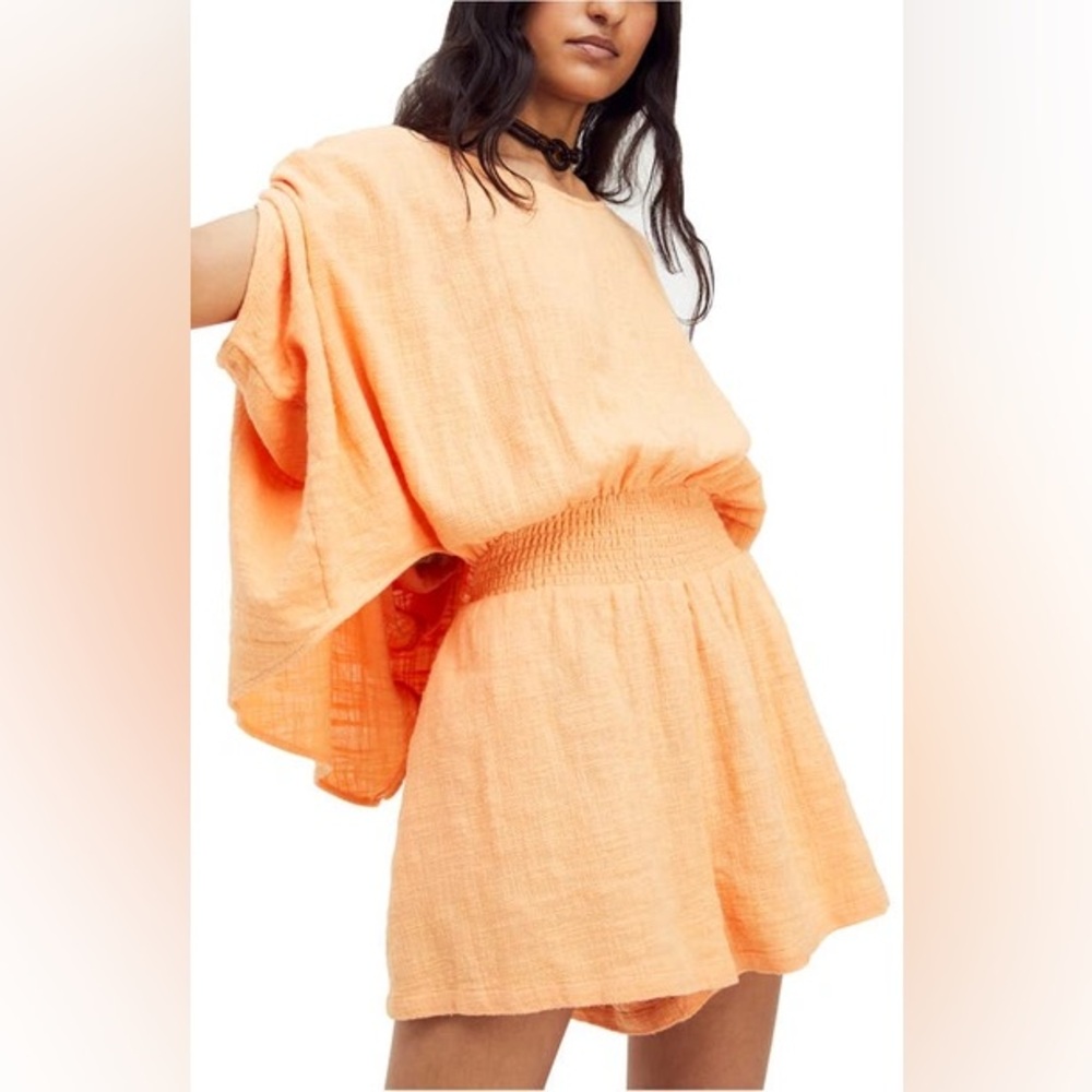 Free People Pietro Tie Back Romper